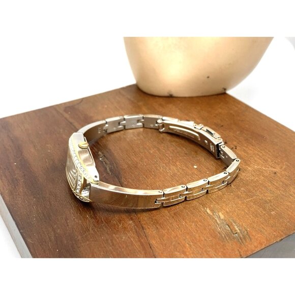 Seiko Women's Watch SUP388 Solar Mother of Pearl Dial Two Tone Stainless Steel - Picture 9 of 14